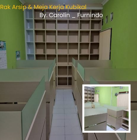 RAK ARISP DAN MEJA KERJA KUBIKAL 01
