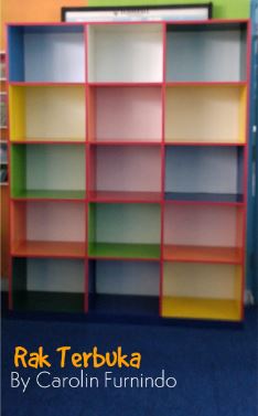 RAK TERBUKA - RAK BUKU - RAK MAJALAH - (TKDN 38.00%)
