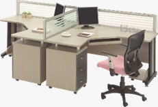 Meja Kerja Workstation