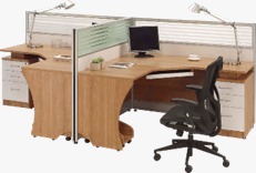 Meja Kerja Workstation
